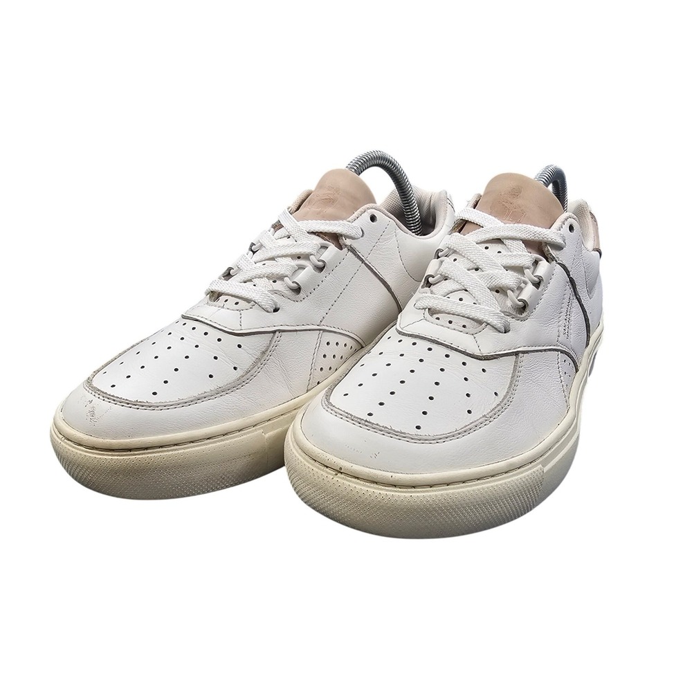 SAS Lusso Men's 9 M White Leather Sneakers Walking Shoes Made in USA Comfort *